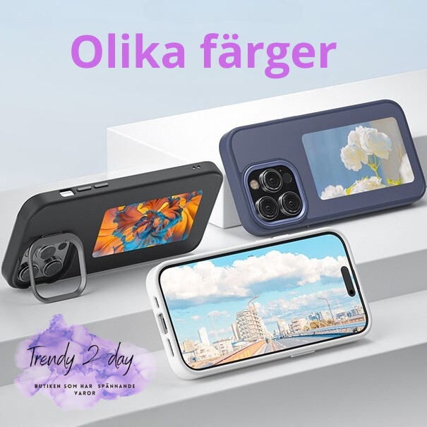 Framtidens mobilskal med inbyggd display e-ink!